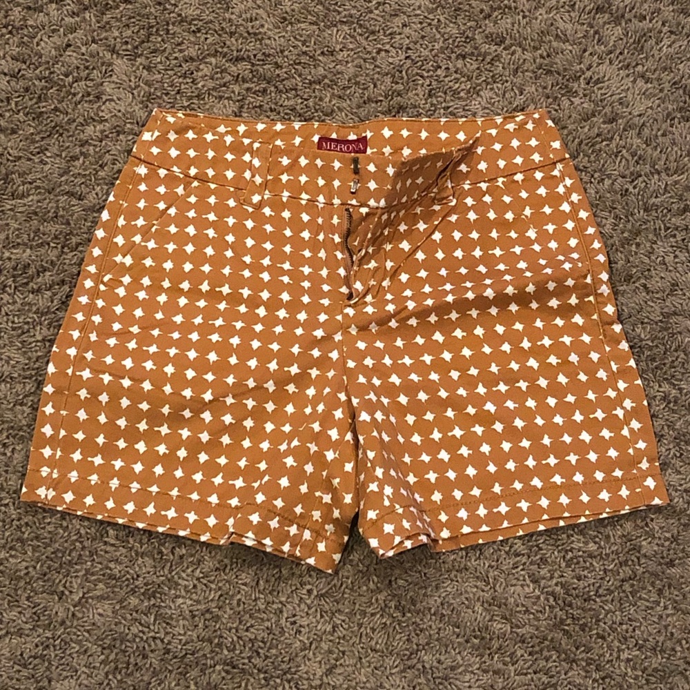 Merona High Rise Shorts 2 Mustard Yellow